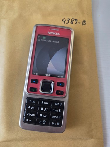 Nokia 6300 red black - nokia, red/black