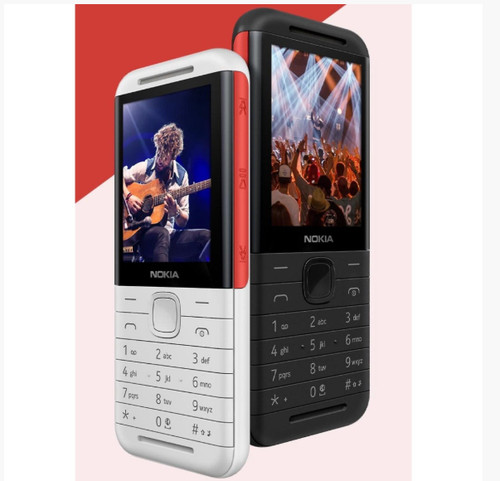 Nokia 5310 white black - white/black, full
